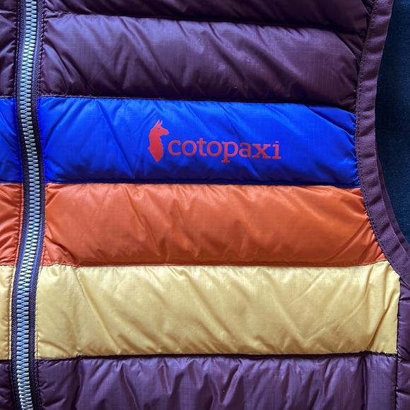 Cotopaxi Vest, Striped (Maroon) - Men’s M - Picture 3 of 10